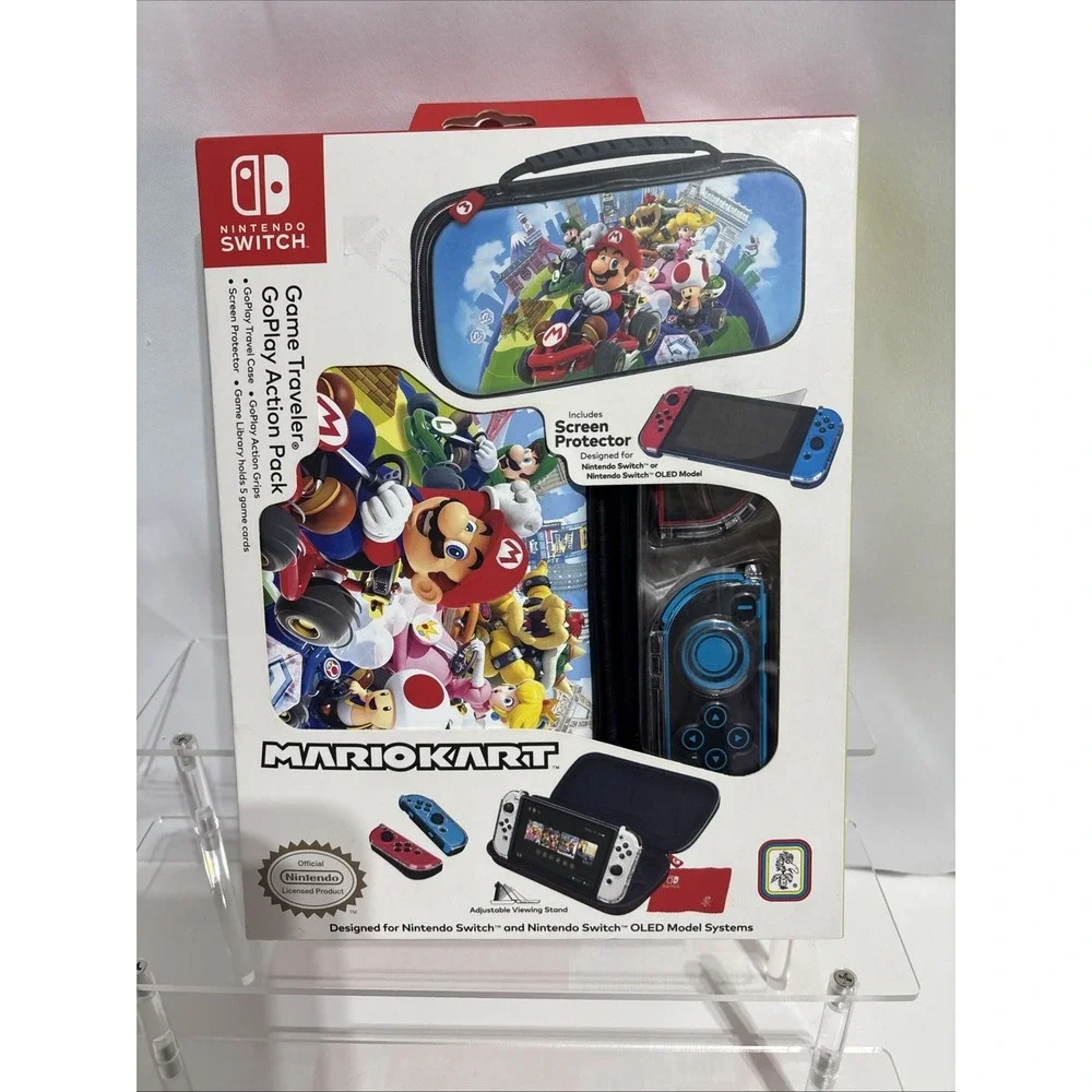 Nintendo Switch Game Traveler GoPlay Action Pack - Mario Kart Screen‎ Protector
